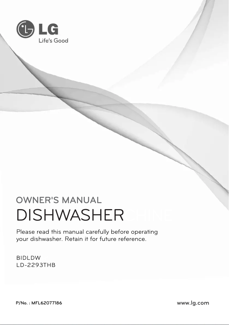 Page 1 de la notice Manuel utilisateur LG BIDLDW