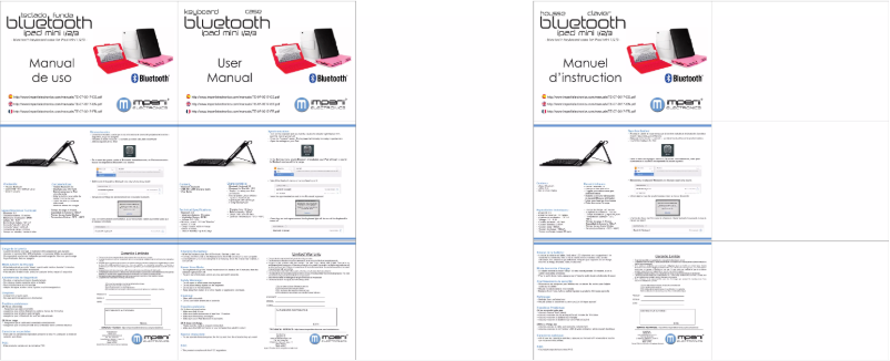 Image de la première page du manuel de l'appareil TE.07.0017.04