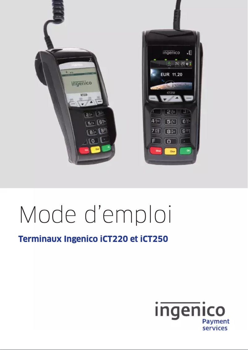 Imagen de la primera página del manual del dispositivo ICT220