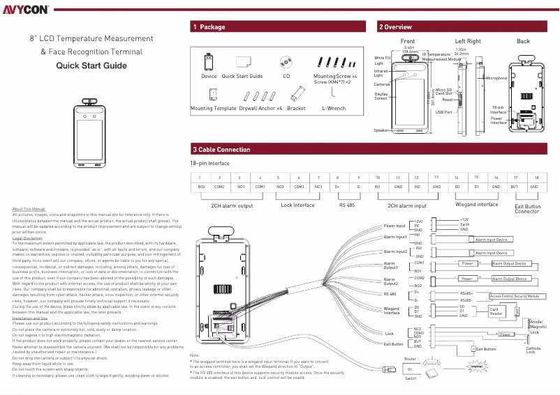 Page 1 de la notice Manuel utilisateur Avycon AVT-BT800A