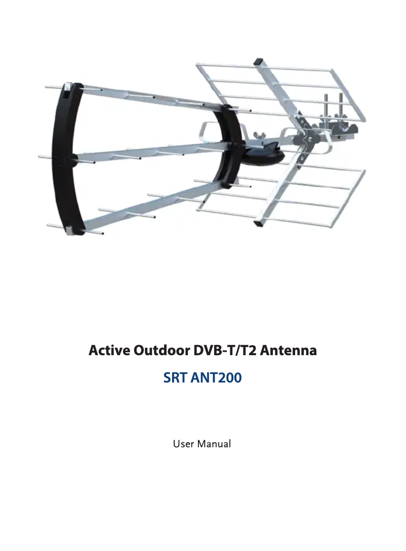 Page n°1 - Manuel utilisateur Strong SRT ANT200