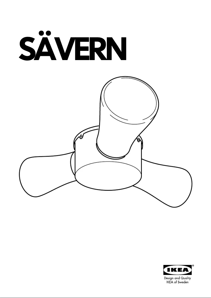 Image de la première page du manuel de l'appareil SAVERN