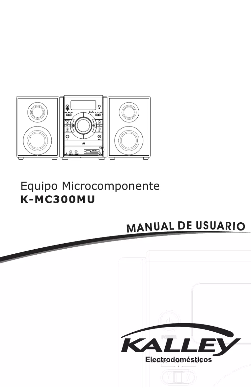 Página 1 del manual Manual de usuario Kalley K-MC300MU