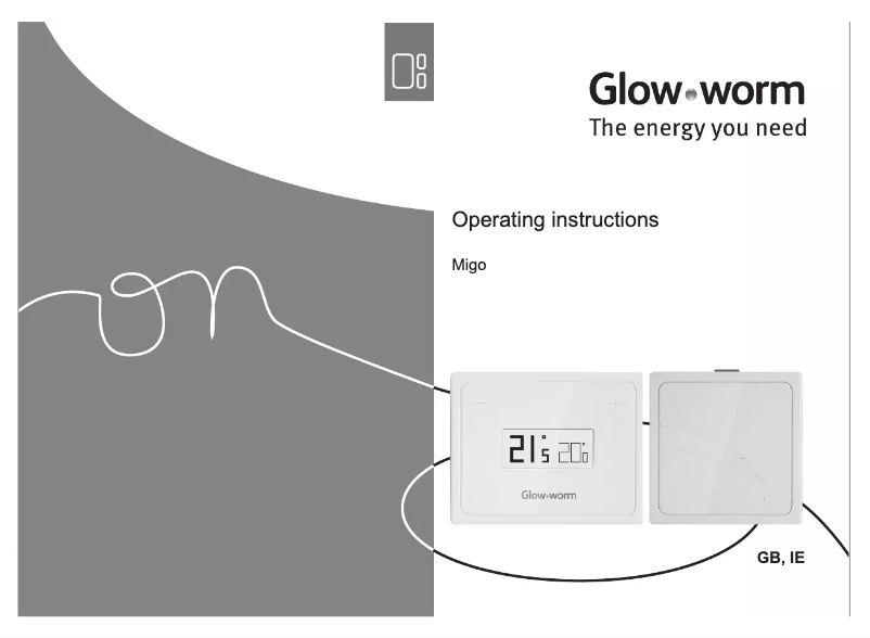 Page 1 de la notice Manuel utilisateur Glow-worm Migo