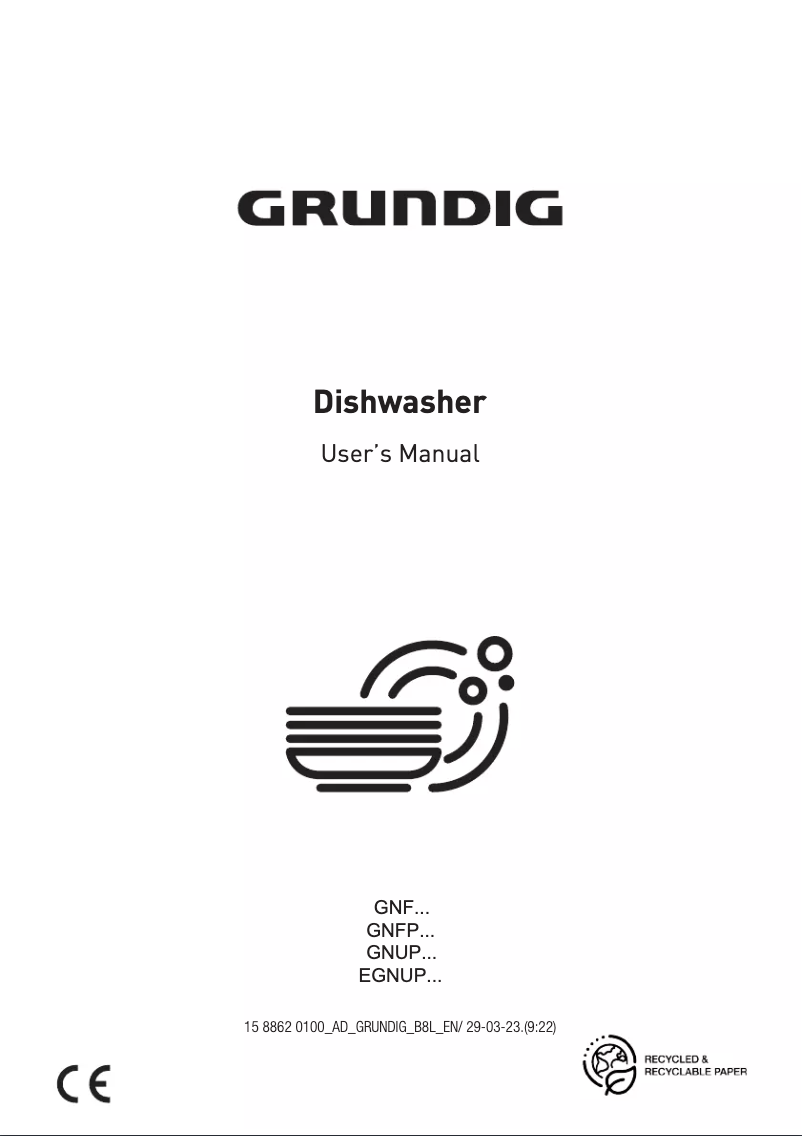 Image de la première page du manuel de l'appareil GNFP 4550 XB