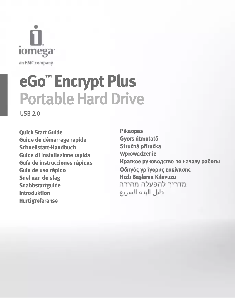 Page n°1 - Manuel utilisateur Iomega Prestige 34759