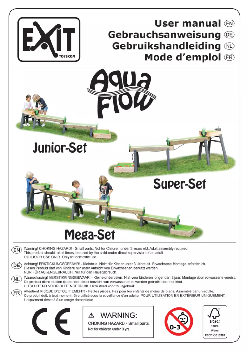 Page n°1 - Manuel utilisateur EXIT AquaFlow Pump