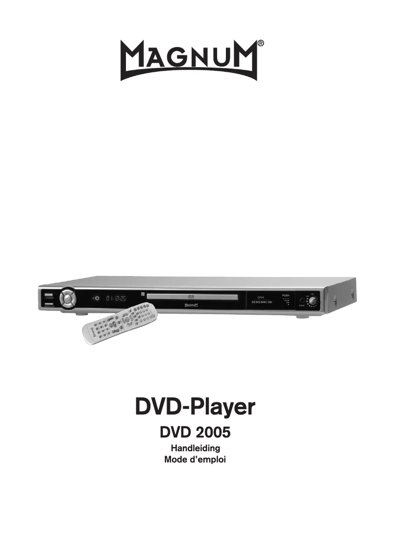 Page 1 de la notice Manuel utilisateur Magnum DVD2005