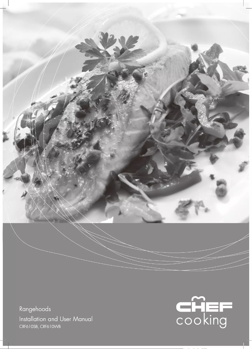 Página 1 del manual Manual de usuario Chef CRF610WB