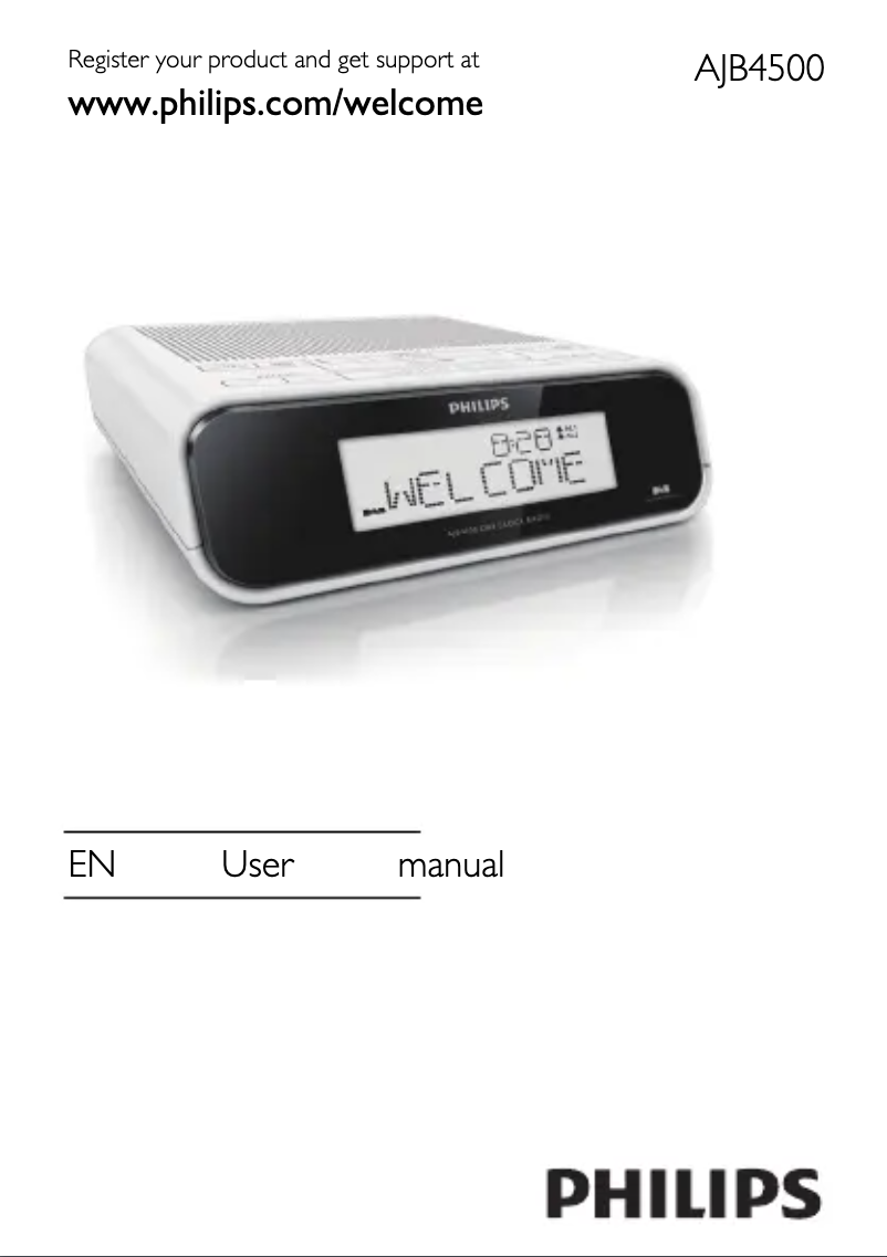 Image de la première page du manuel de l'appareil AJB4500