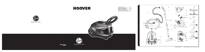 Page 1 de la notice Mode d'emploi Hoover HYP1630 011