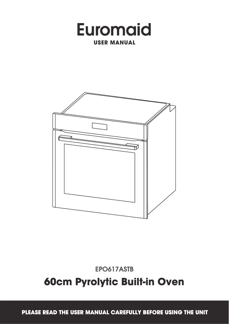 Image de la première page du manuel de l'appareil EPO617ASTB