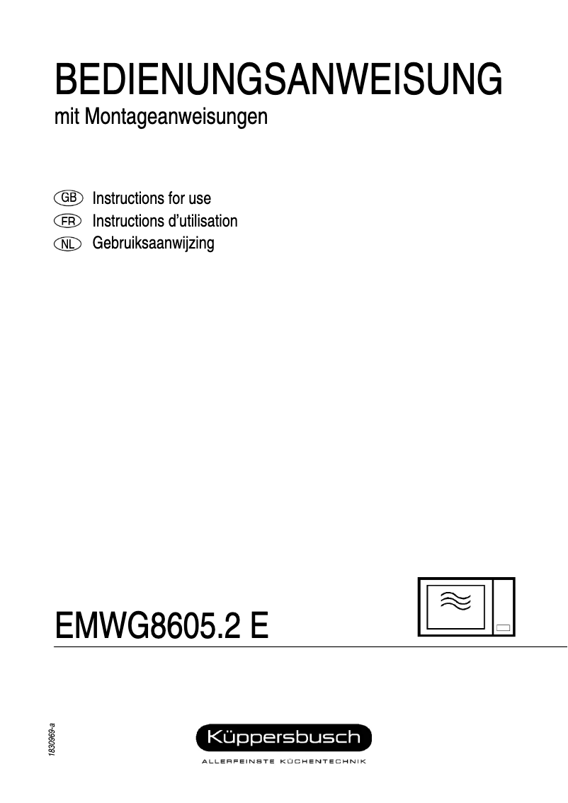 Imagen de la primera página del manual del dispositivo EMWG8605.2