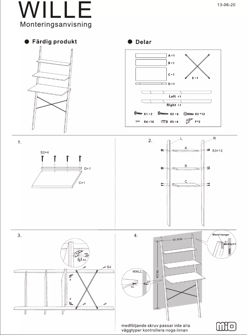 Page n°1 - Manuel utilisateur Mio Wille