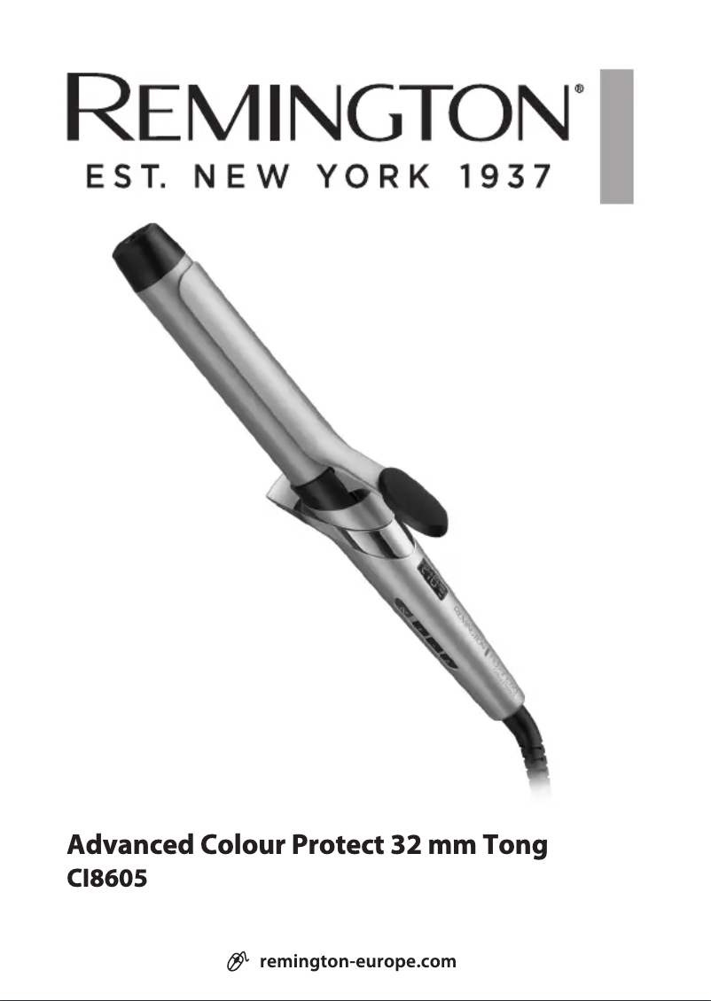 Page n°1 - Manuel utilisateur Remington Advanced Colour Protect CI8605