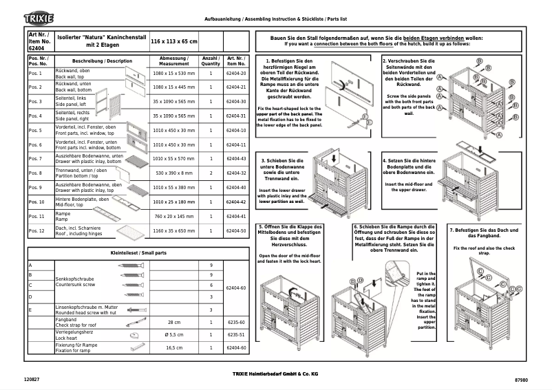 Imagen de la primera página del manual del dispositivo 62404