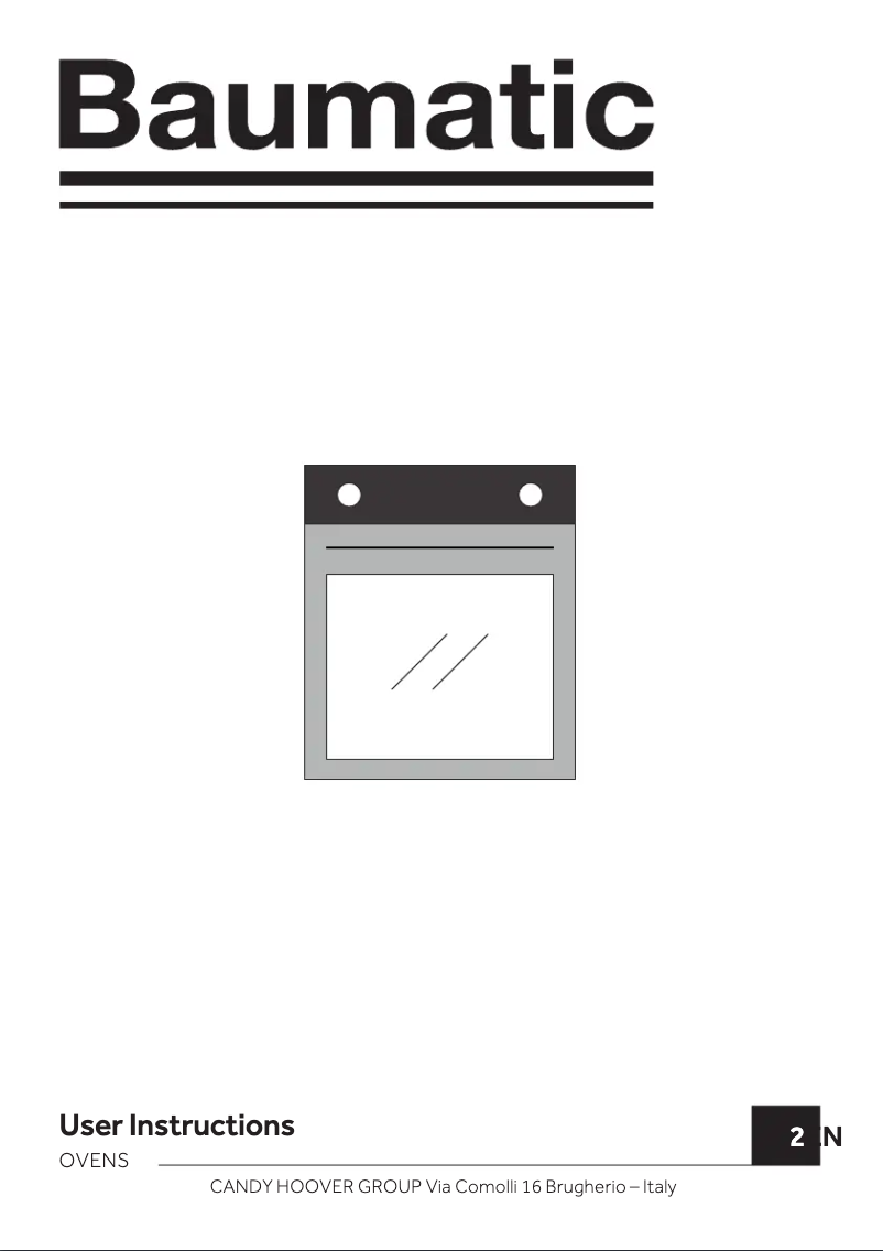 Page 1 de la notice Manuel utilisateur Baumatic BOFMU604X