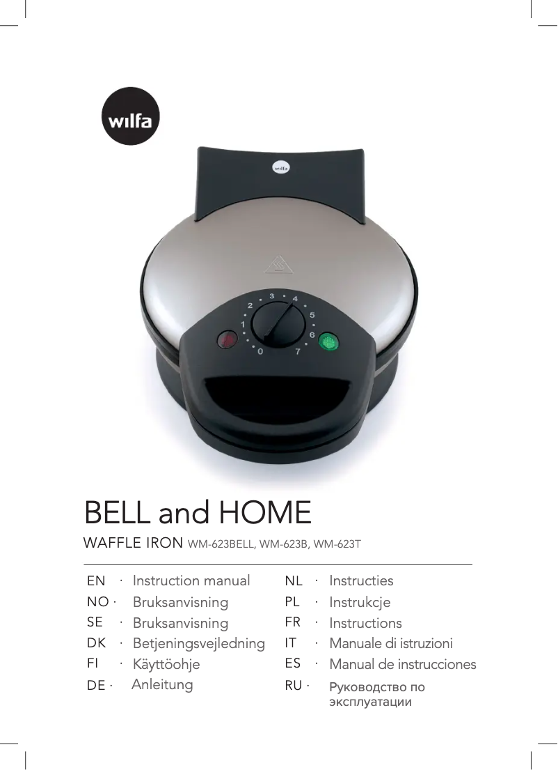 Page n°1 - Manuel utilisateur Wilfa Home WM-623BELL