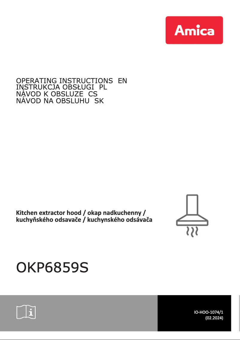 Page n°1 - Manuel utilisateur Amica OKP6859S