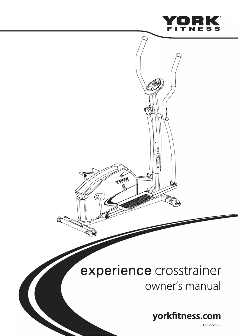 Page 1 de la notice Manuel utilisateur York Fitness Experience