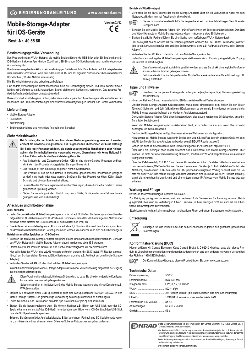 Página 1 del manual Manual de usuario Apotop DW09