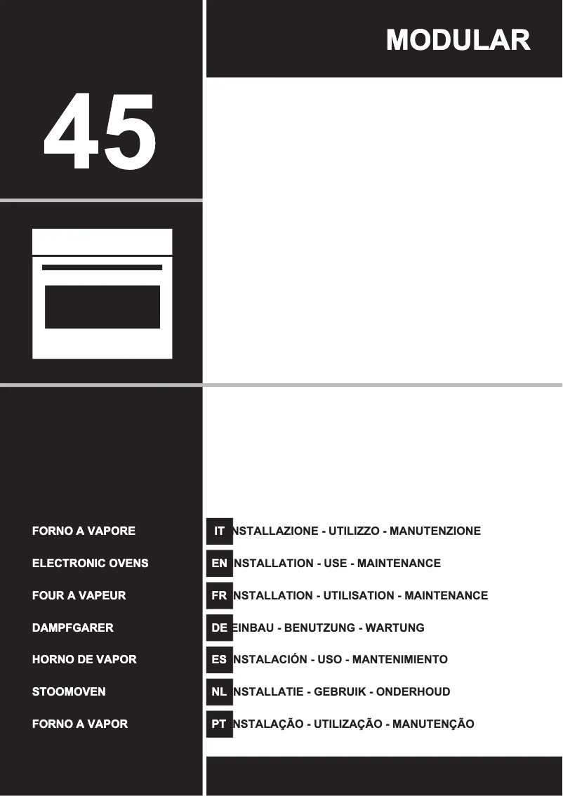 Page n°1 - Manuel utilisateur Ilve ILCS45BV