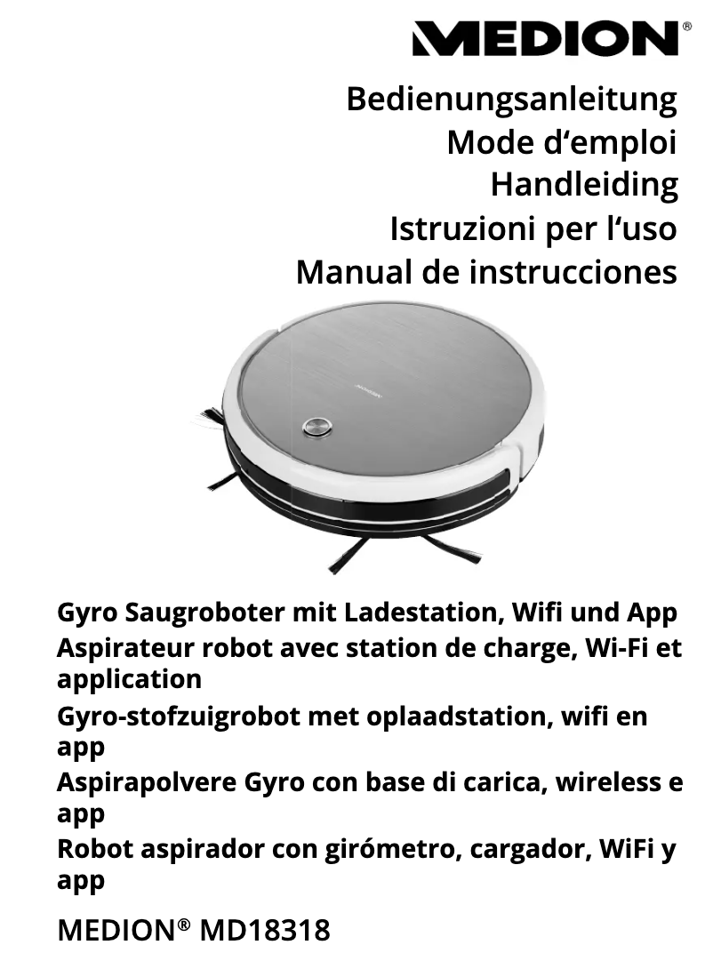 Image de la première page du manuel de l'appareil MD 18318