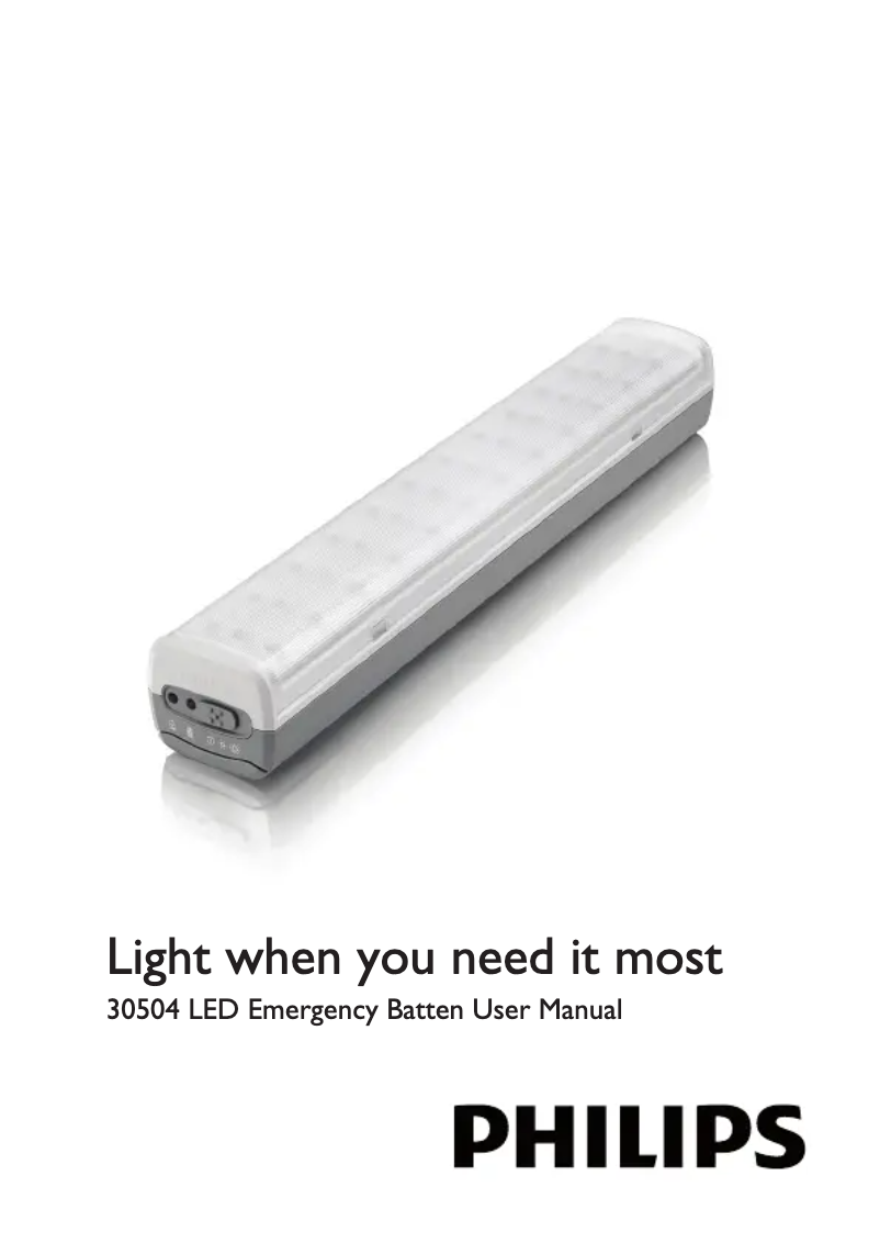 Page n°1 - Manuel utilisateur Philips 305043186