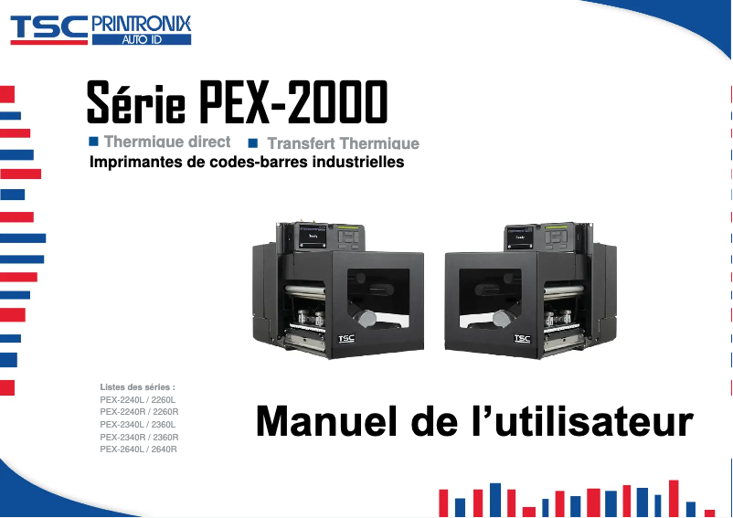 Page 1 de la notice Manuel utilisateur TSC PEX-1120