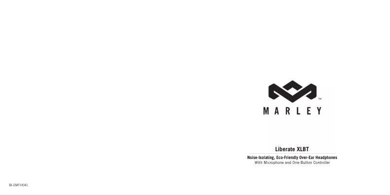 Page 1 de la notice Manuel utilisateur The House of Marley Liberate XL
