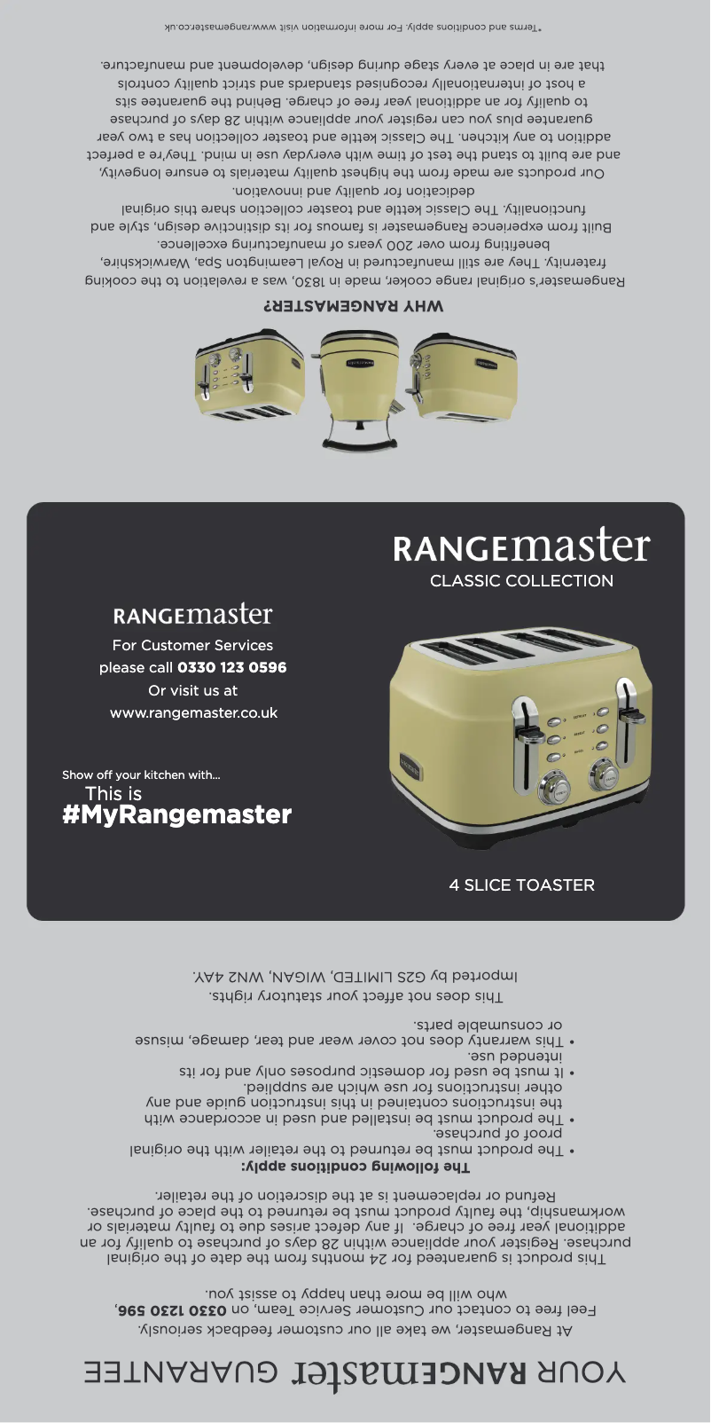 Image de la première page du manuel de l'appareil RMCL4S201