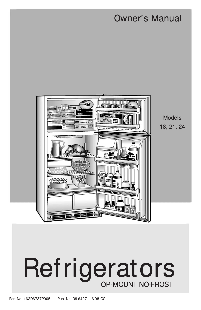 Page 1 de la notice Manuel d'utilisation et d'entretien Hotpoint CTX21DIBWW