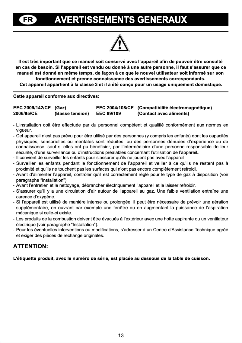 Image de la première page du manuel de l'appareil AV64WH