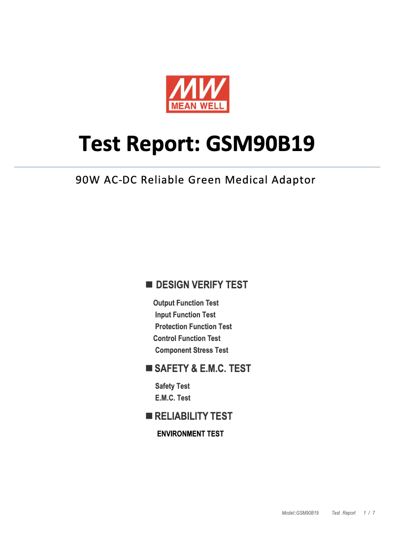 Image de la première page du manuel de l'appareil GSM90B19-P1M