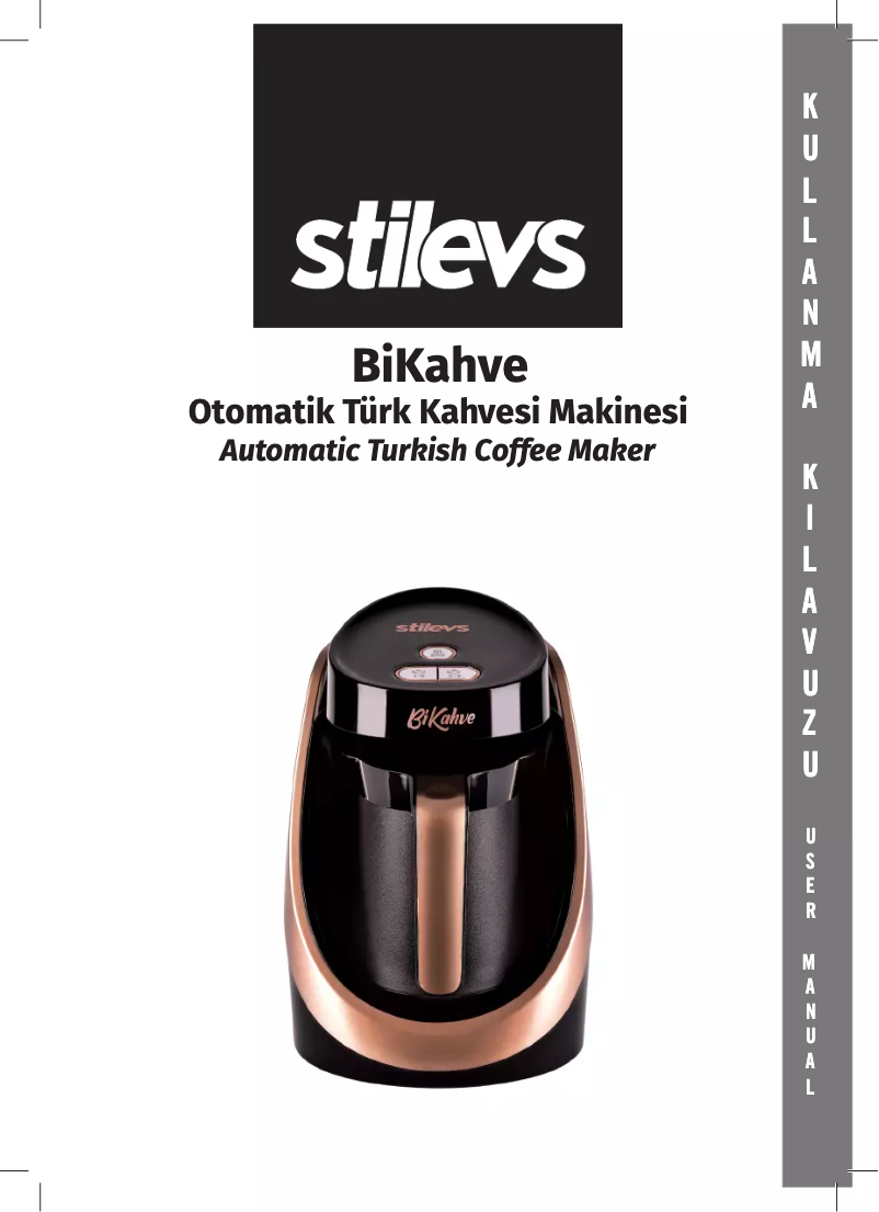 Image de la première page du manuel de l'appareil BiKahve