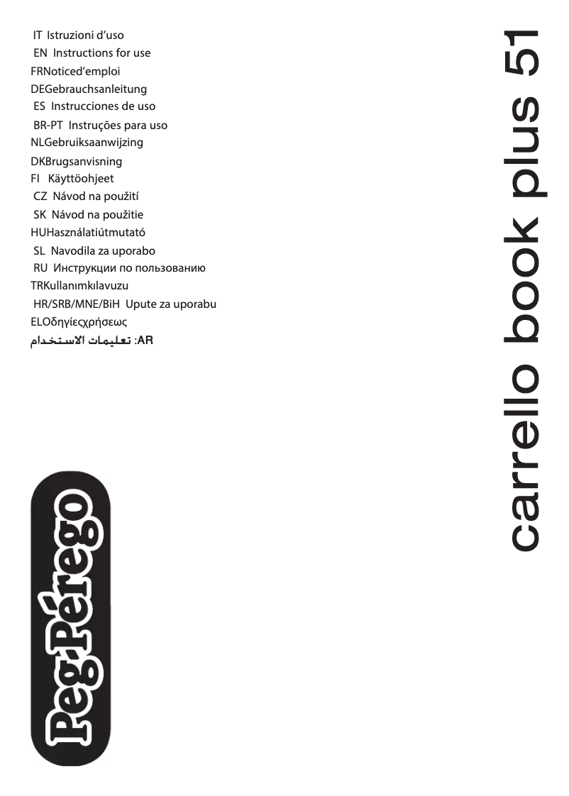 Page 1 de la notice Manuel utilisateur Peg Perego Carrello