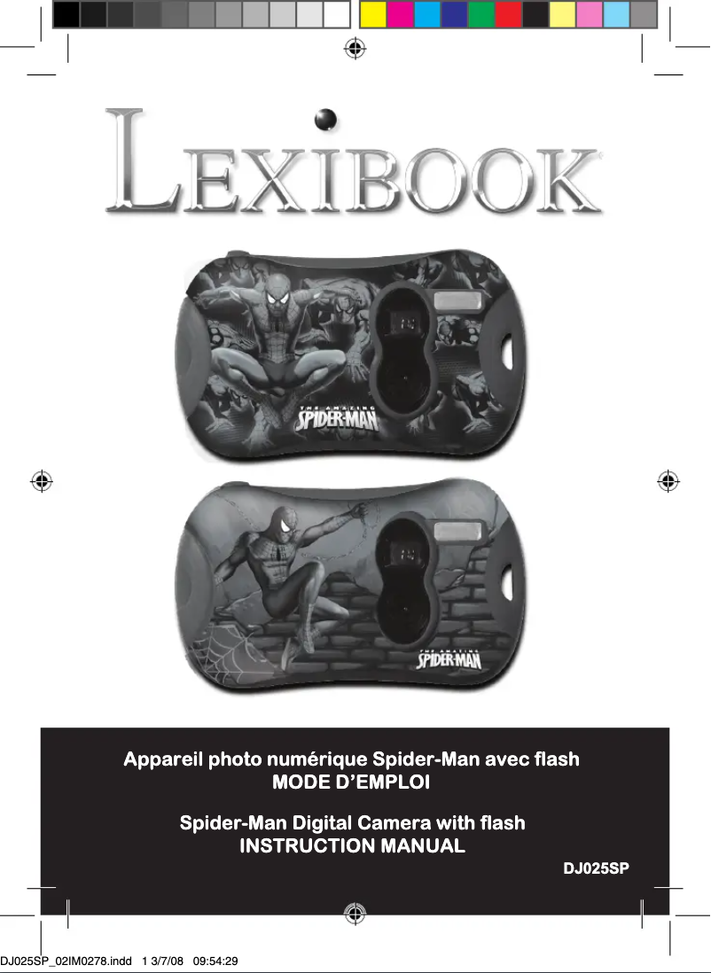 Page n°1 - Manuel utilisateur Lexibook DJ025SP
