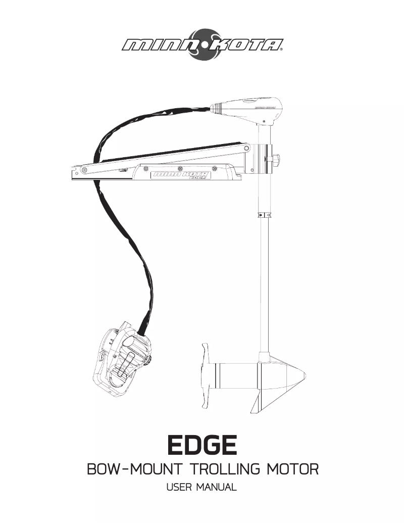Page 1 de la notice Manuel utilisateur Minn Kota Edge Edge 45