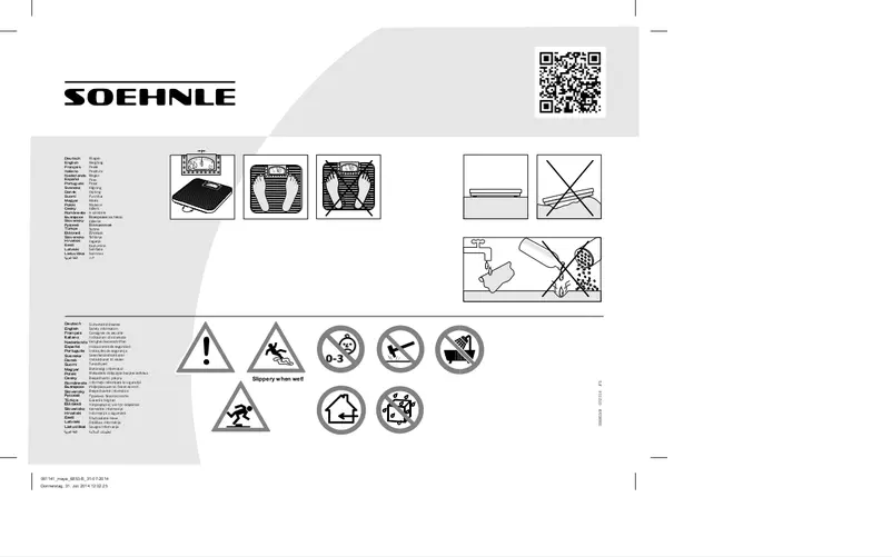 Page 1 de la notice Manuel utilisateur Soehnle Maya