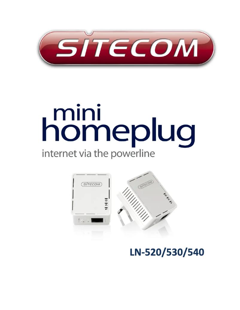 Page n°1 - Manuel utilisateur Sitecom LN-530