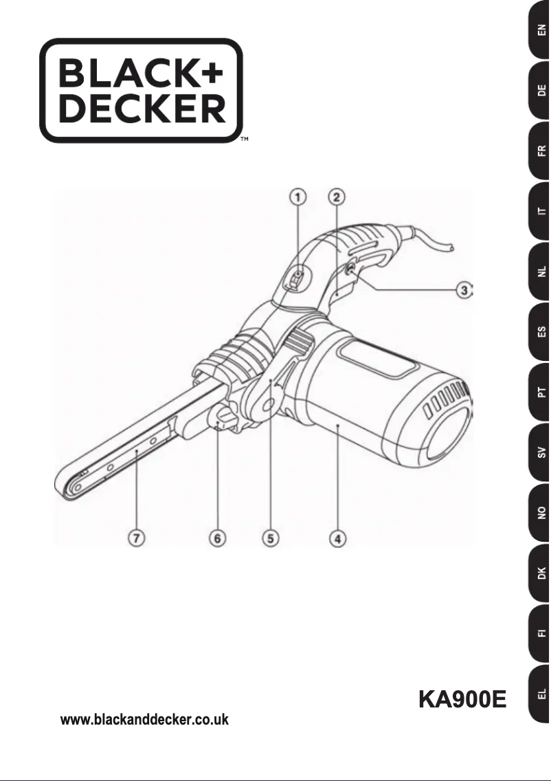 Image de la première page du manuel de l'appareil Powerfile KA900E