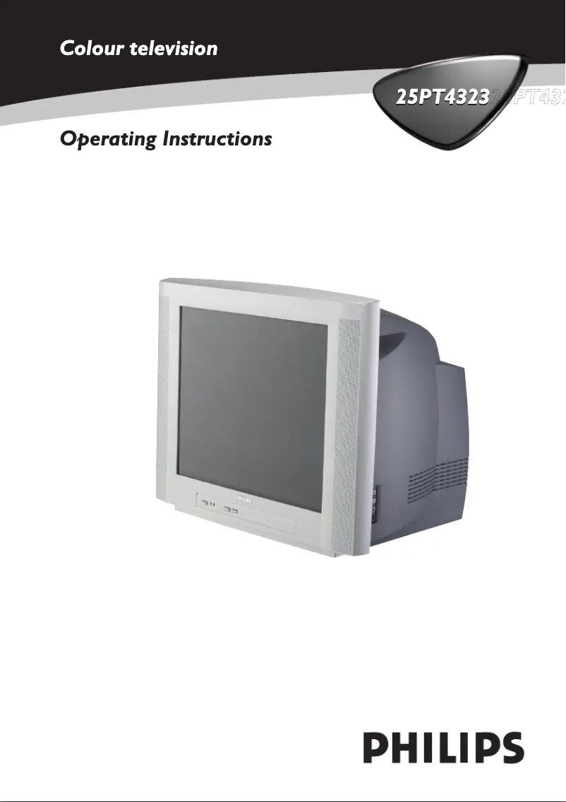 Image de la première page du manuel de l'appareil 25PT4323
