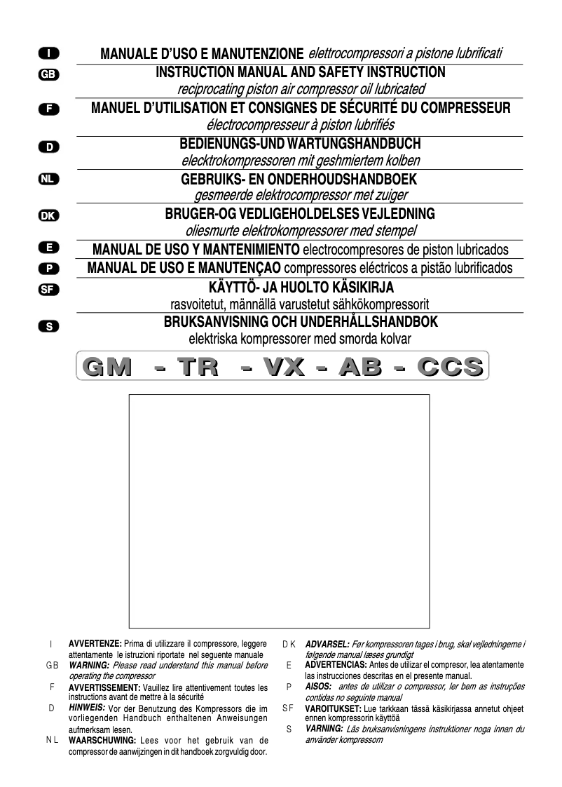 Page 1 of the manual User Manual Makita AC1300