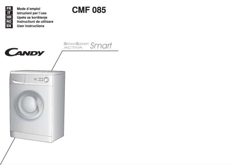 Page 1 de la notice Manuel utilisateur Candy CM F085-03S