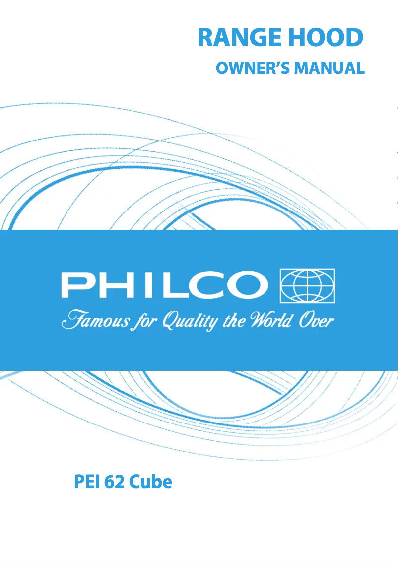 Page 1 de la notice Manuel utilisateur Philco PEI 62 CUBE