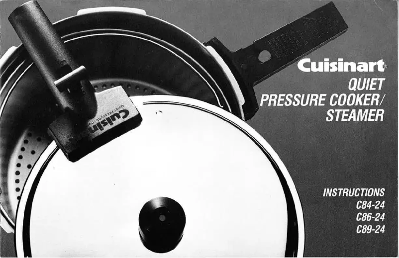 Page n°1 - Manuel utilisateur Cuisinart C89-25