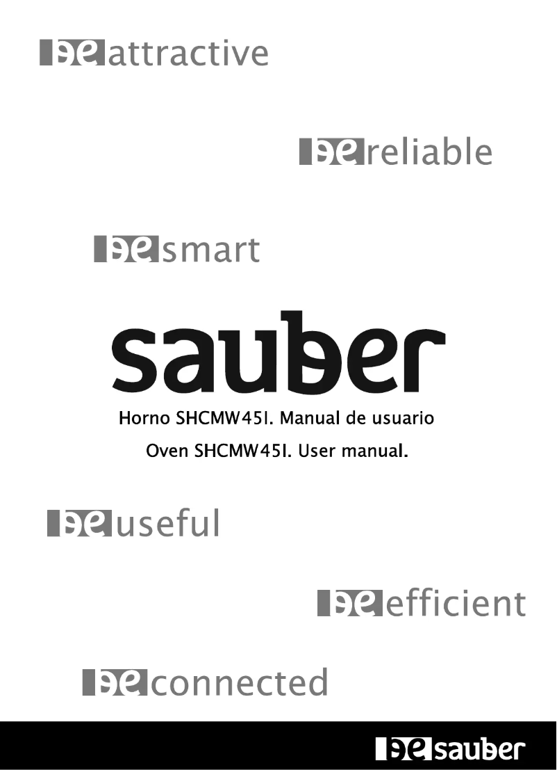 Page n°1 - Manuel utilisateur Sauber SHCMW45I