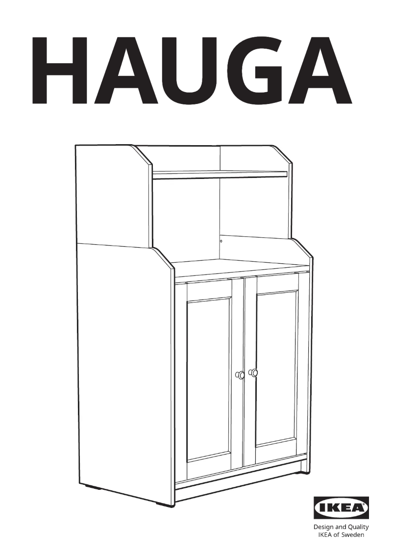 Image de la première page du manuel de l'appareil HAUGA 405.477.72