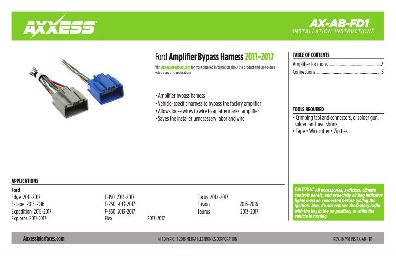 Página 1 del manual Manual de usuario AXESS AX-AB-FD1