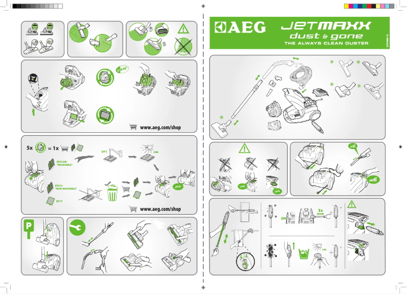Page 1 de la notice Manuel utilisateur AEG Jetmaxx AJM68FD1